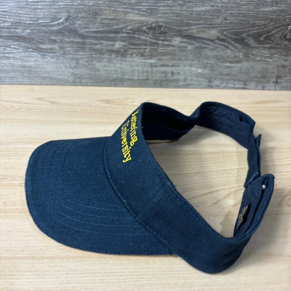 Kettering University Hat Visor Mens Blue Yellow‎ One Size Adjustable